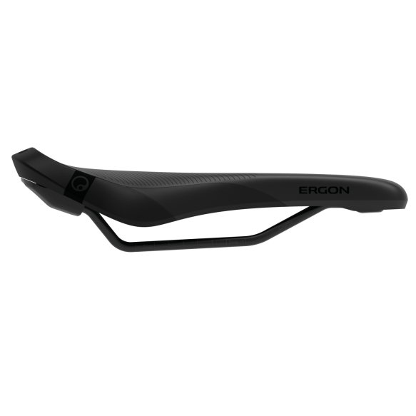 Ergon SM E-Mountain Pro Men's Saddle, stealth, side view.