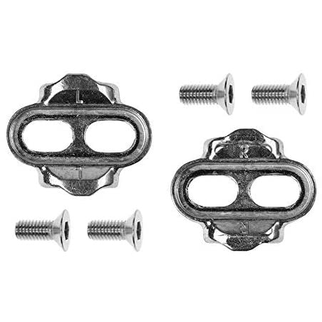  Crankbrothers Zero Float Cleats  silver full view