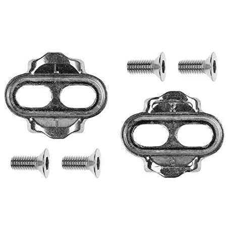  Crankbrothers Zero Float Cleats  silver full view