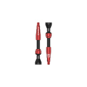 Lezyne CNC TLR Tubeless Valve Pair 44mm, Red, Full View