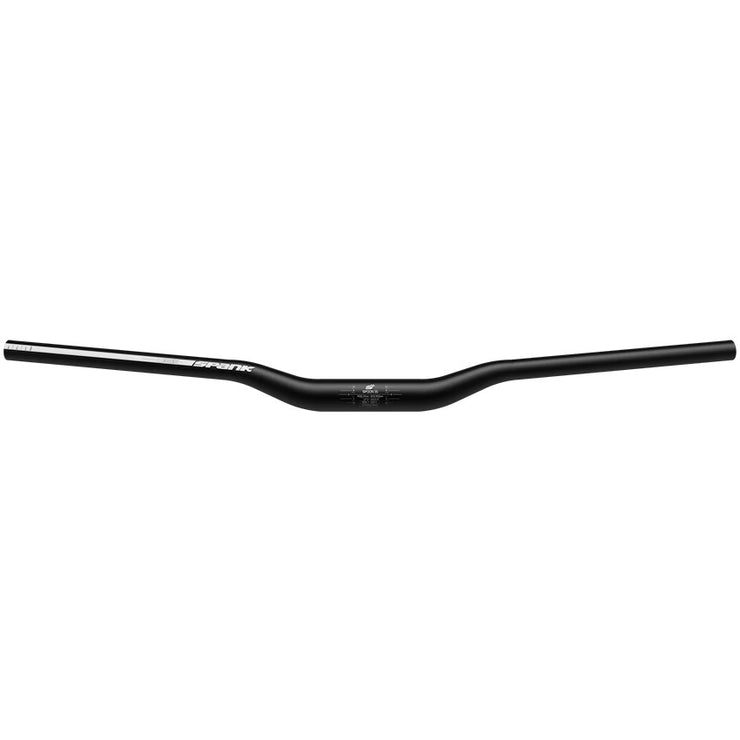 Spank Spoon 35 Handlebar, Black/White, 25mm rise, Full View