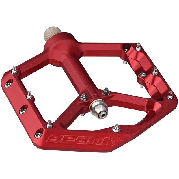 Spank Oozy Reboot Pedals, Red,  Full View