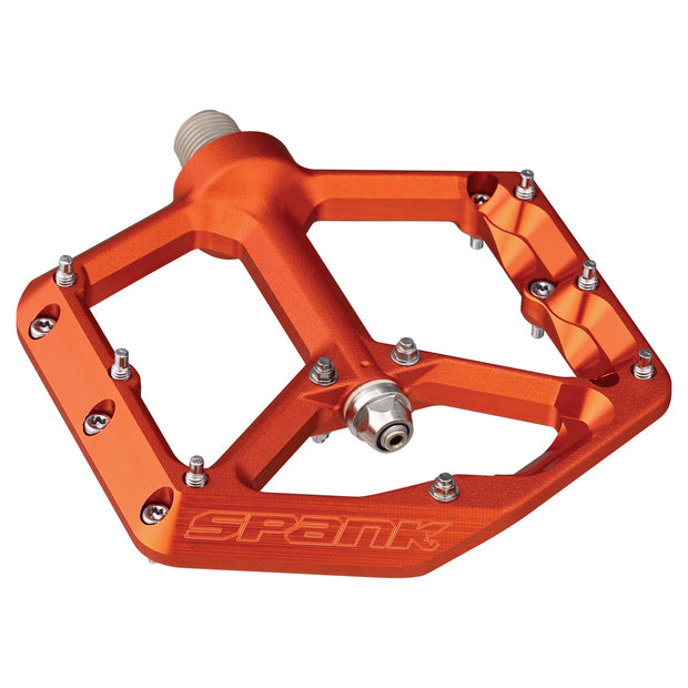 Spank Oozy Reboot Pedals, Orange, Full View