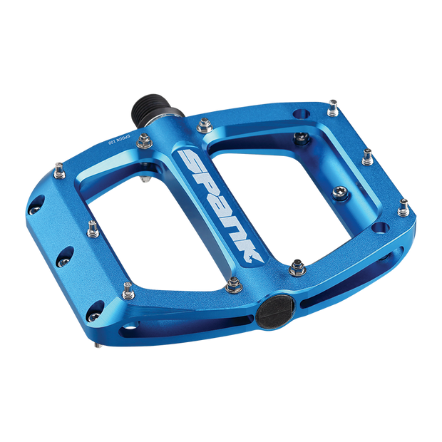 Spank Spoon 100 Pedals blue full view