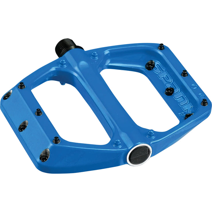 Spank Spoon DC Pedal, Blue, Full  View
