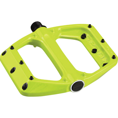 Spank Spoon DC Pedal, Lime Green, Full View