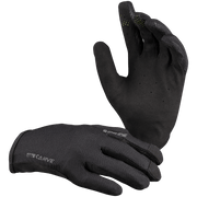 iXS Kid's Carve Gloves, black, full view.