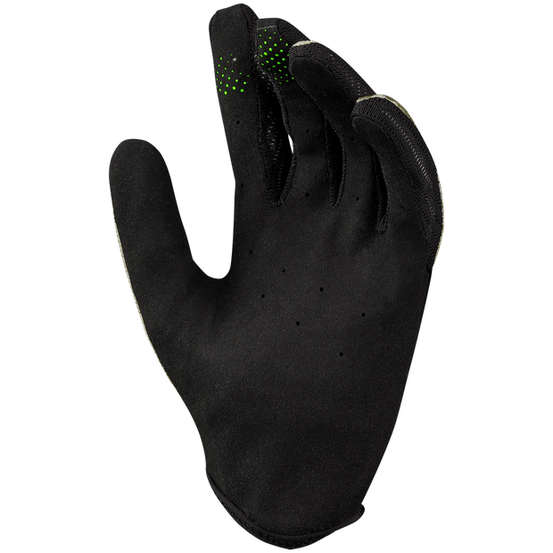 iXS Kid's Carve Gloves, black, palm view.