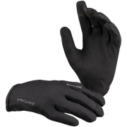 iXS Women's Carve gloves, black, full view.