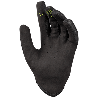 iXS Women's Carve gloves, black, palm view.