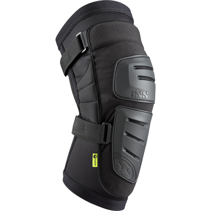 IXS Trigger Race Knee Pads black front view