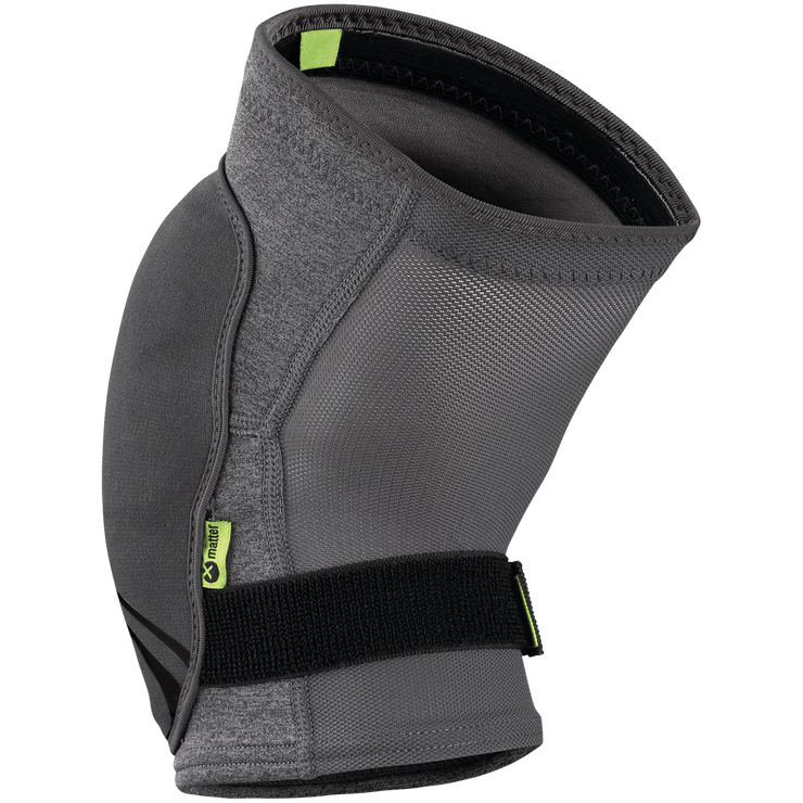 IXS Flow Zip Knee Guard, Gray, Back View