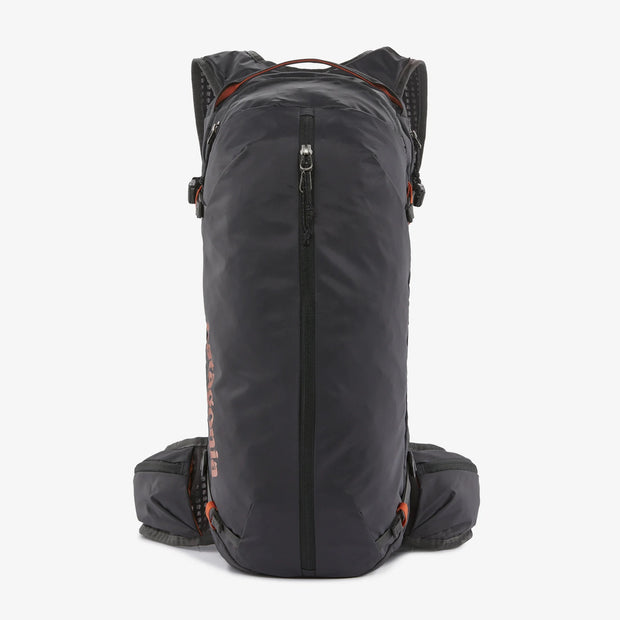 Patagonia Dirt Roamer Mountain Biking Pack, Ink Black, Front View