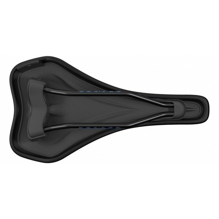 SQlab 612 Ergowave Active, S-Tube, 252x120mm, Saddle, Black, Full View