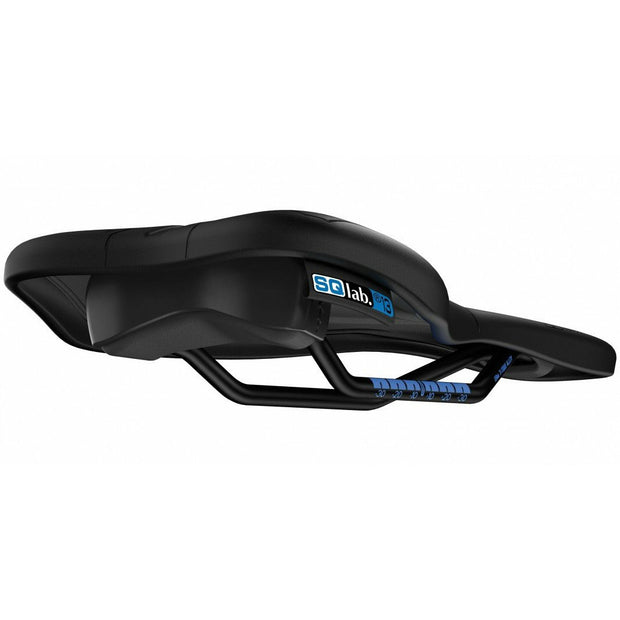 SQlab 612 Ergowave Active, S-Tube, 252x120mm, Saddle, Black, Full View