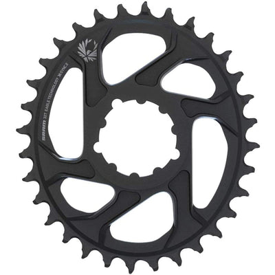 SRAM X-Sync Eagle 2 Oval Chainring black full view