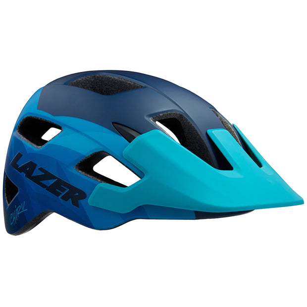 LAZER Chiru MIPS Mountain Bike Helmet, Matte Blue Steel, Full View