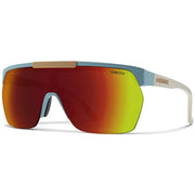 Smith XC MTB Sunglasses, Storm Birch + ChromaPop Red Mirror Lens, full view.