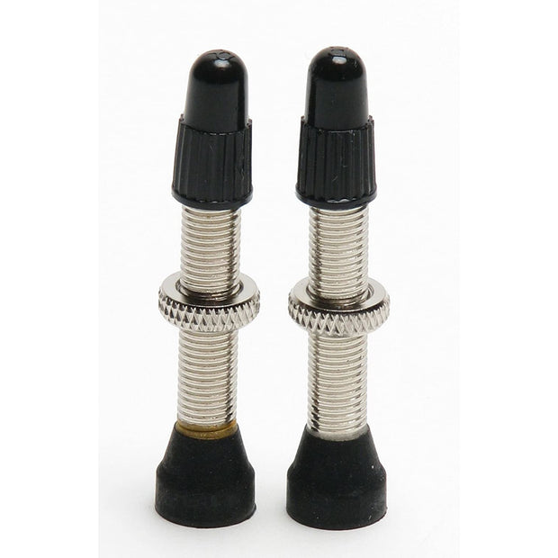 Stans Presta Valve Stem & Core - 35mm  full view of pair