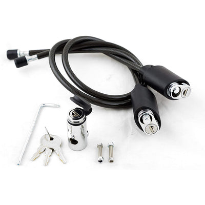 Kuat Transfer 3 Double Cable Lock with Hitch Pin full view