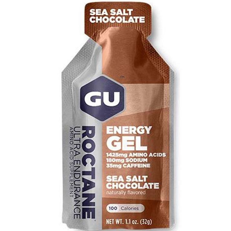 GU Roctane Energy Gels Sea Salt Chocolate full view
