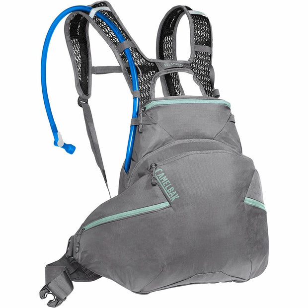 CamelBak Solstice 10 LR Hydration Pack gunmetal/blue haze front view