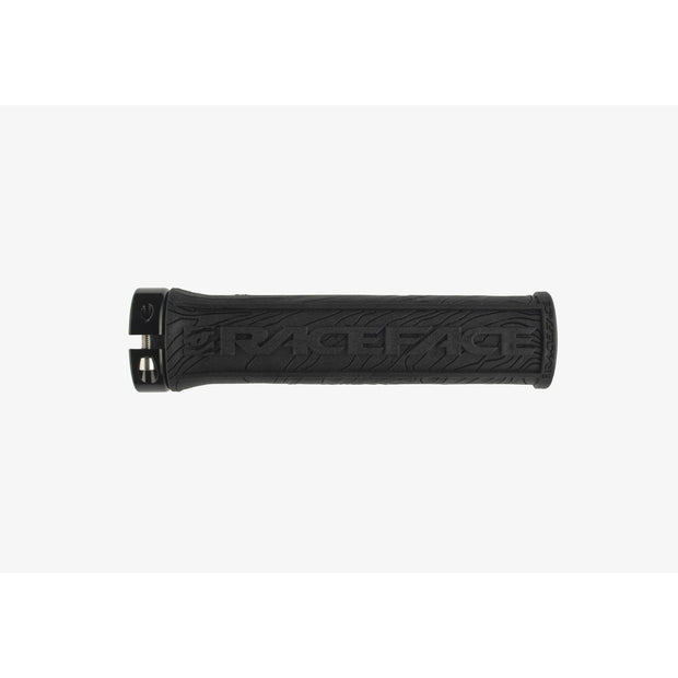 RaceFace Half Nelson Grips, Black, Logo View