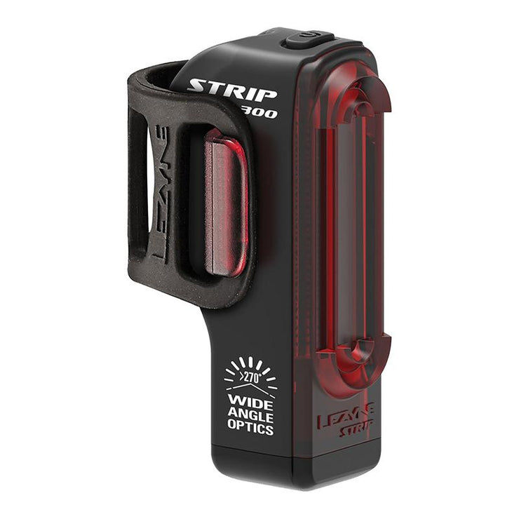 Lezyne Strip Drive Pro 300 Tail Light, Black, Full View