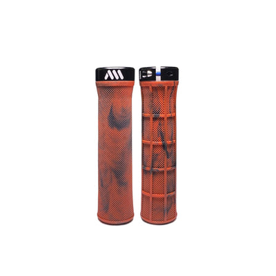 All Mountain Style Berm Grips, Red Camo, Full View