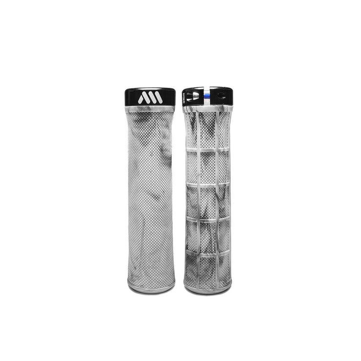 All Mountain Style Berm Grips, White Camo, Full View