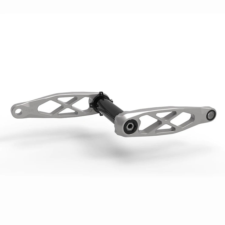 5 DEV Trail/Enduro Cranks, 29mm DUB Boost, Raw Clear Coat, Full View