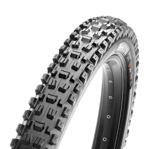 Maxxis Assegai 29 x 2.6 3CT/EXO/TR Mountain Bike Tire, full view.