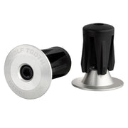 Wolf Tooth Alloy Bar End Plugs, silver, Full View