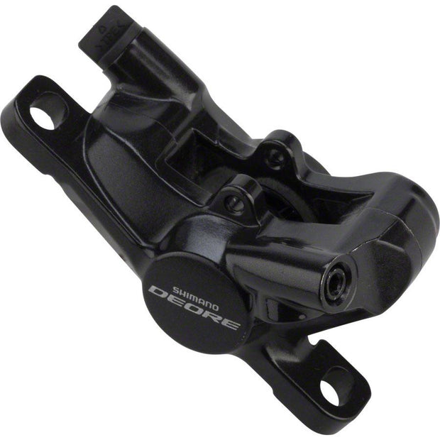Shimano Deore BR-M6000 Disc Brake Caliper with Resin Pads Front or Rear Black, Full View