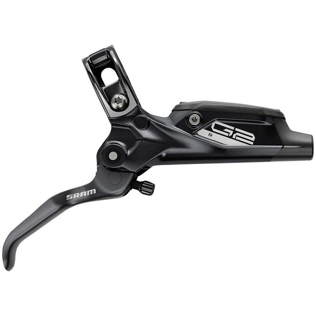 SRAM G2 R Disc Brake and Lever - Rear, Hydraulic, Post Mount, Diffusion Black Anodized, A2, Full View