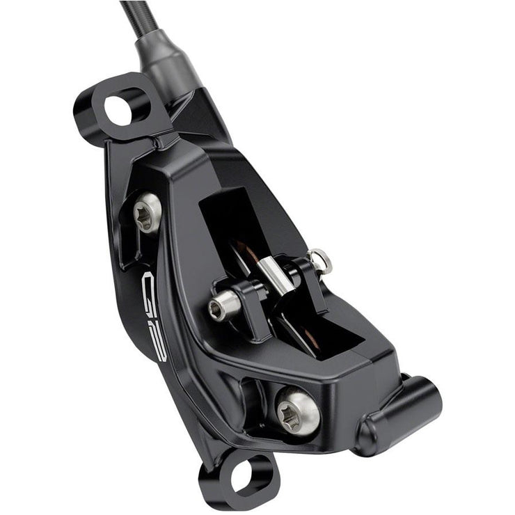 SRAM G2 R Disc Brake and Lever - Front, Hydraulic, Post Mount, Diffusion Black Anodized, A2, Full View