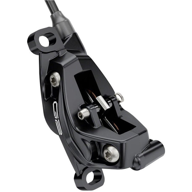 SRAM G2 R Disc Brake and Lever - Rear, Hydraulic, Post Mount, Diffusion Black Anodized, A2, Full View