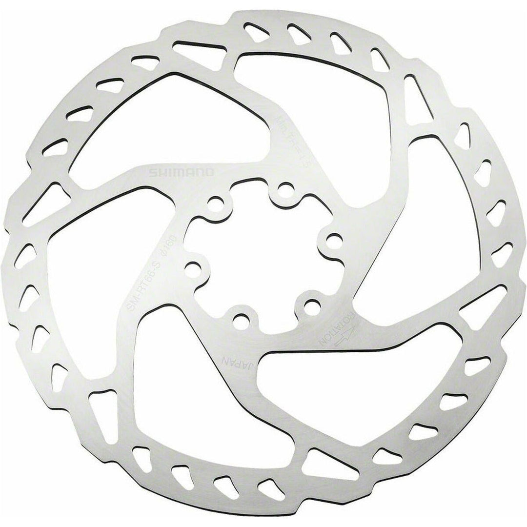 Shimano Disc Brake Rotor, SM-RT66-S, 160mm, 6-Bolt, SLX Deore