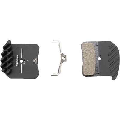 Shimano H03A Resin Disc Brake Pads and Spring with Fin, Full View