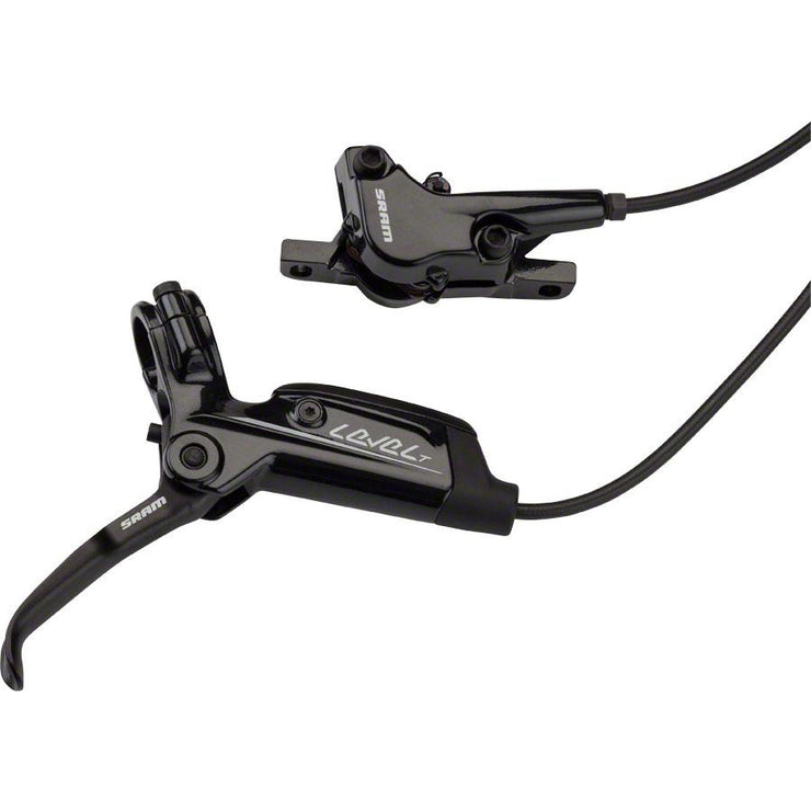 SRAM Level T Disc Brake and Lever - Rear, Hydraulic, Post Mount, Black, A1, Full View