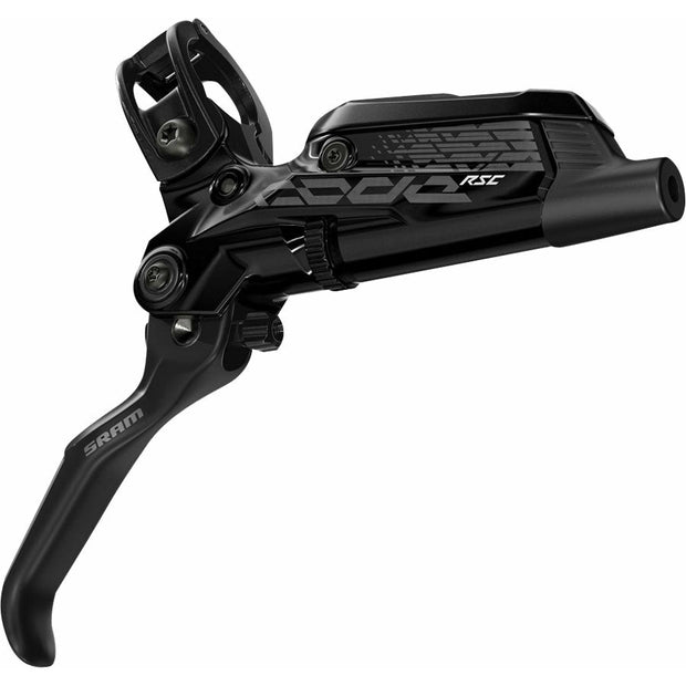 SRAM Code RSC Disc Brake and Lever - Front, Hydraulic, Post Mount, Black, A1, closer view of brake lever