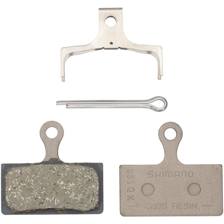 Shimano G03S Disc Brake Pads - Resin, Steel Backed, Fits XTR BR-M9000/BR-M9020 and Deore XT BR-M8100/BR-M8120, Full View