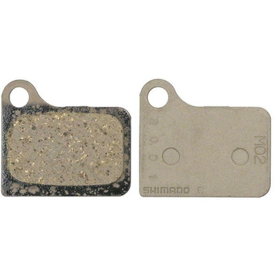 Shimano M02 Resin Disc Brake Pads and Spring for Deore BR-M555 Calipers, Full View