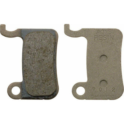 Shimano A01S Resin Disc Brake Pads and Spring for XTR BR-M975, Saint BR- M800, XT BR-M775, SLX BR-M665, LX BR-M585, BR-R505 Calipers, Full View