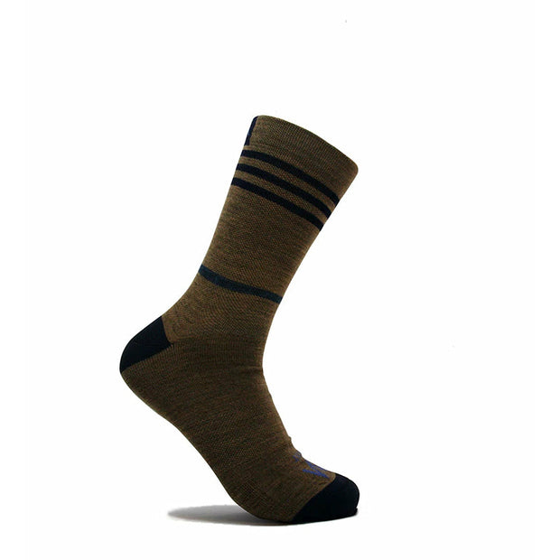 Mint Drifter Merino Socks - 7", Full View