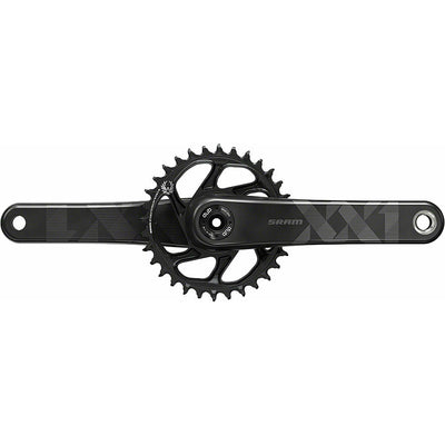 SRAM XX1 Eagle Carbon Boost Crankset - 175mm, 12-Speed, 34t, Direct Mount, DUB Spindle Interface, Black, Full View