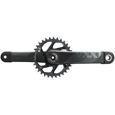 SRAM XX1 Eagle AXS Boost Crankset - 175mm, 12-Speed, 34t, Direct Mount, DUB Spindle Interface, Gray, Full View