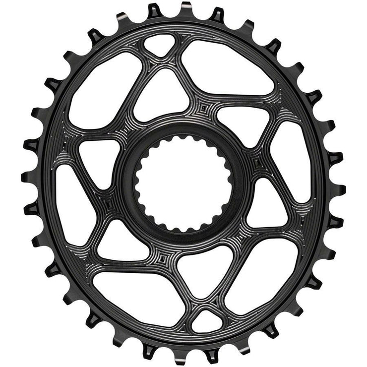 absoluteBLACK Oval Direct Mount Chainring - 30t, Shimano Direct Mount, Full View