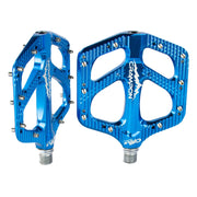 Canfield Crampon Mountain Pedals pair blue full view