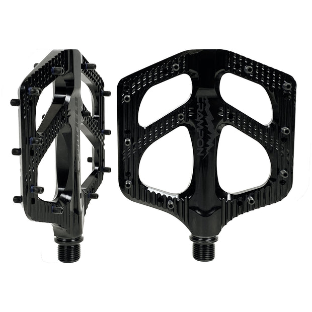 Canfield Crampon Mountain Pedals pair black full view